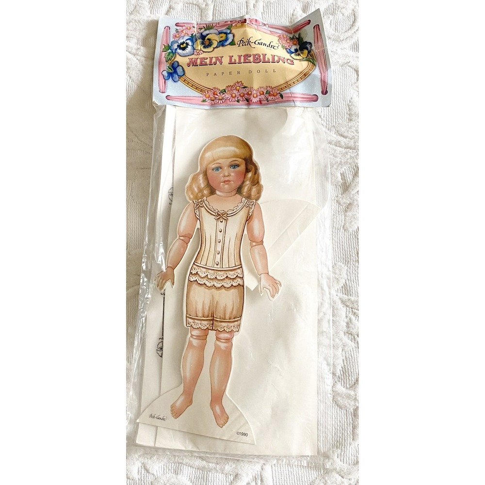 VTG`90 MEIN LIEBLING #132P by Peck Gandre 8 in Paper Doll NEW‎ SEALED
